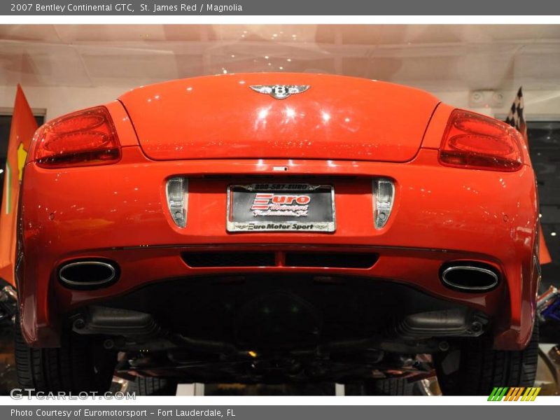 St. James Red / Magnolia 2007 Bentley Continental GTC
