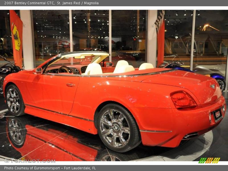 St. James Red / Magnolia 2007 Bentley Continental GTC