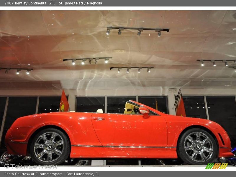 St. James Red / Magnolia 2007 Bentley Continental GTC