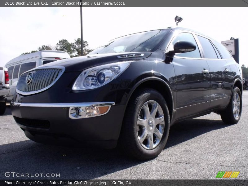 Carbon Black Metallic / Cashmere/Cocoa 2010 Buick Enclave CXL