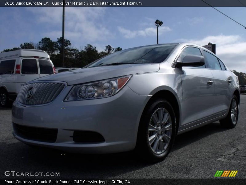 Quicksilver Metallic / Dark Titanium/Light Titanium 2010 Buick LaCrosse CX