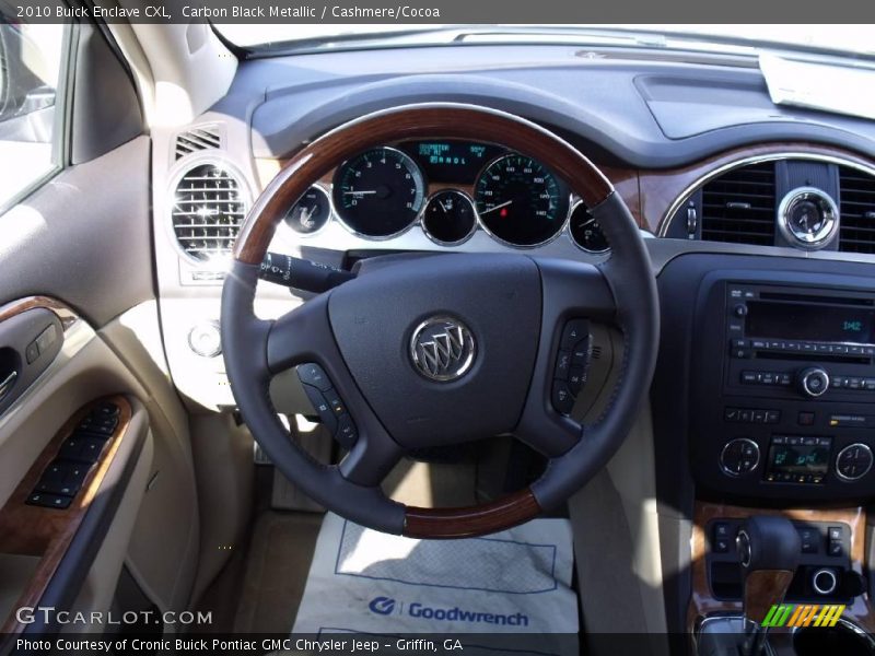 Carbon Black Metallic / Cashmere/Cocoa 2010 Buick Enclave CXL
