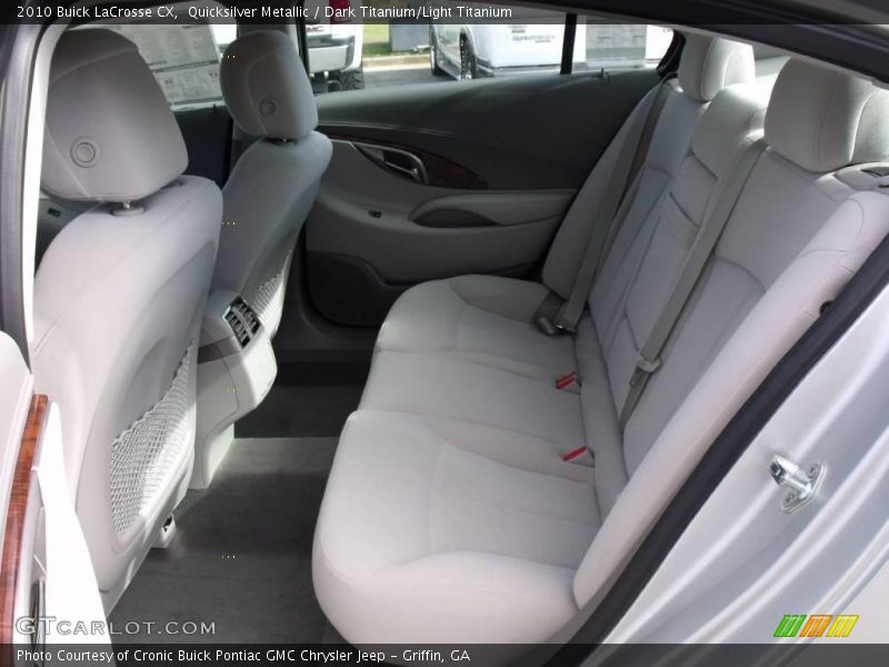 Quicksilver Metallic / Dark Titanium/Light Titanium 2010 Buick LaCrosse CX