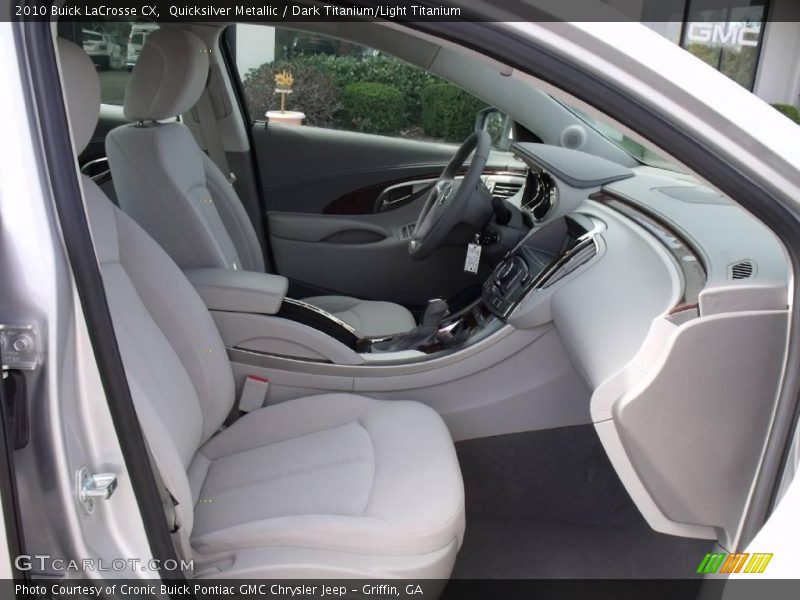 Quicksilver Metallic / Dark Titanium/Light Titanium 2010 Buick LaCrosse CX