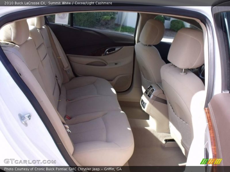 Summit White / Cocoa/Light Cashmere 2010 Buick LaCrosse CX