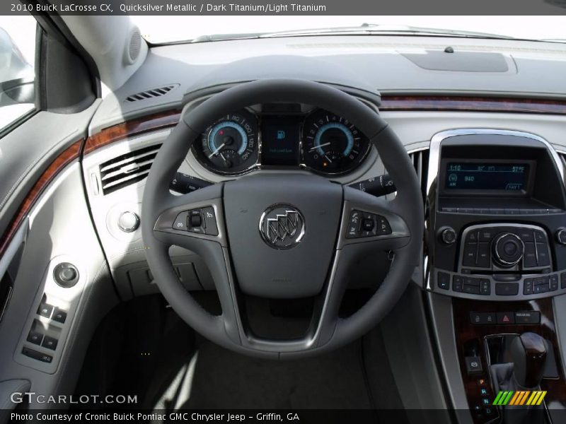 Quicksilver Metallic / Dark Titanium/Light Titanium 2010 Buick LaCrosse CX
