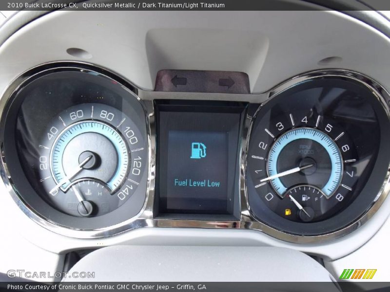 Quicksilver Metallic / Dark Titanium/Light Titanium 2010 Buick LaCrosse CX