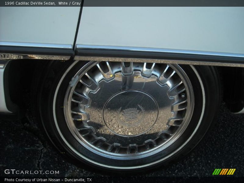 White / Gray 1996 Cadillac DeVille Sedan