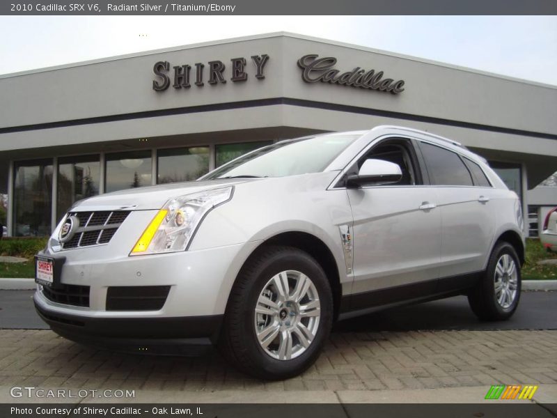 Radiant Silver / Titanium/Ebony 2010 Cadillac SRX V6