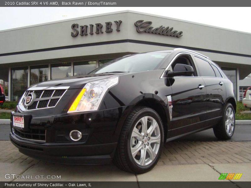 Black Raven / Ebony/Titanium 2010 Cadillac SRX 4 V6 AWD
