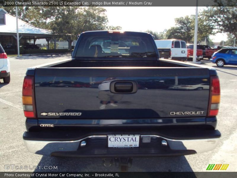 Indigo Blue Metallic / Medium Gray 2000 Chevrolet Silverado 2500 LS Extended Cab
