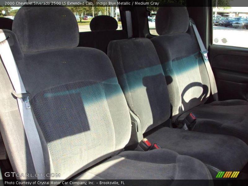Indigo Blue Metallic / Medium Gray 2000 Chevrolet Silverado 2500 LS Extended Cab