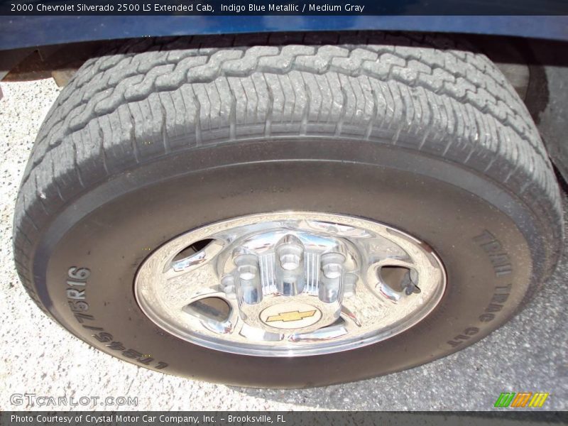 Indigo Blue Metallic / Medium Gray 2000 Chevrolet Silverado 2500 LS Extended Cab