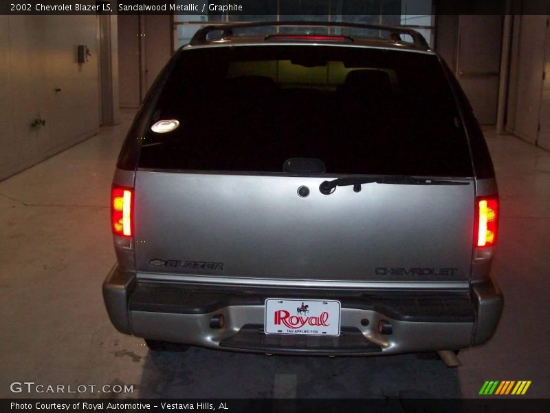Sandalwood Metallic / Graphite 2002 Chevrolet Blazer LS