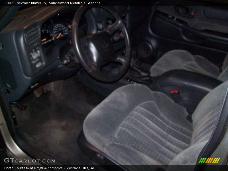 Sandalwood Metallic / Graphite 2002 Chevrolet Blazer LS