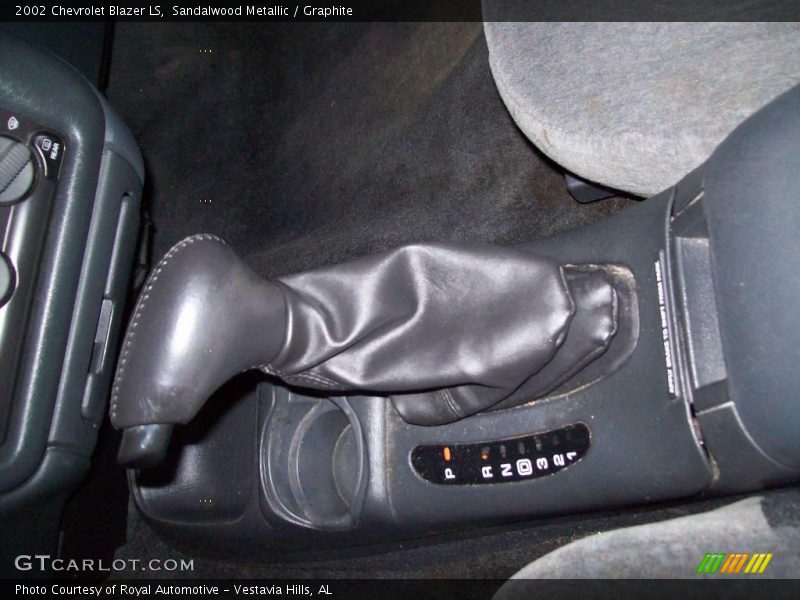 Sandalwood Metallic / Graphite 2002 Chevrolet Blazer LS