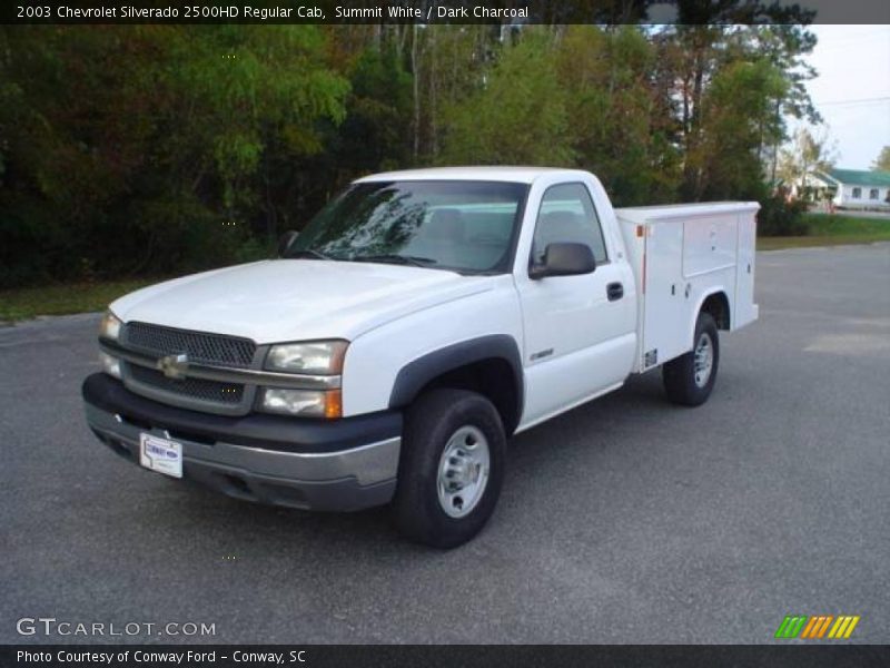 Summit White / Dark Charcoal 2003 Chevrolet Silverado 2500HD Regular Cab