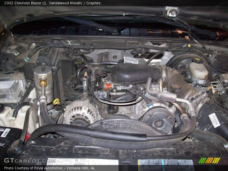 Sandalwood Metallic / Graphite 2002 Chevrolet Blazer LS
