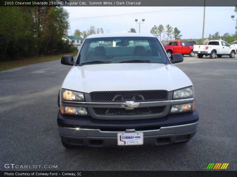 Summit White / Dark Charcoal 2003 Chevrolet Silverado 2500HD Regular Cab