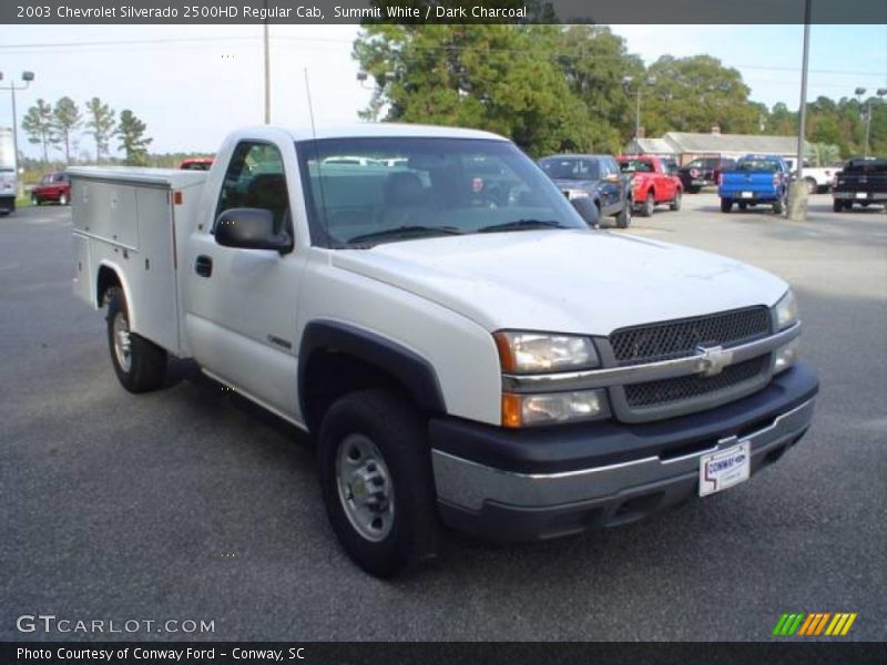 Summit White / Dark Charcoal 2003 Chevrolet Silverado 2500HD Regular Cab