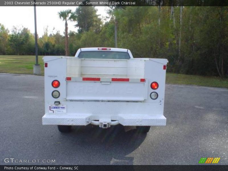 Summit White / Dark Charcoal 2003 Chevrolet Silverado 2500HD Regular Cab