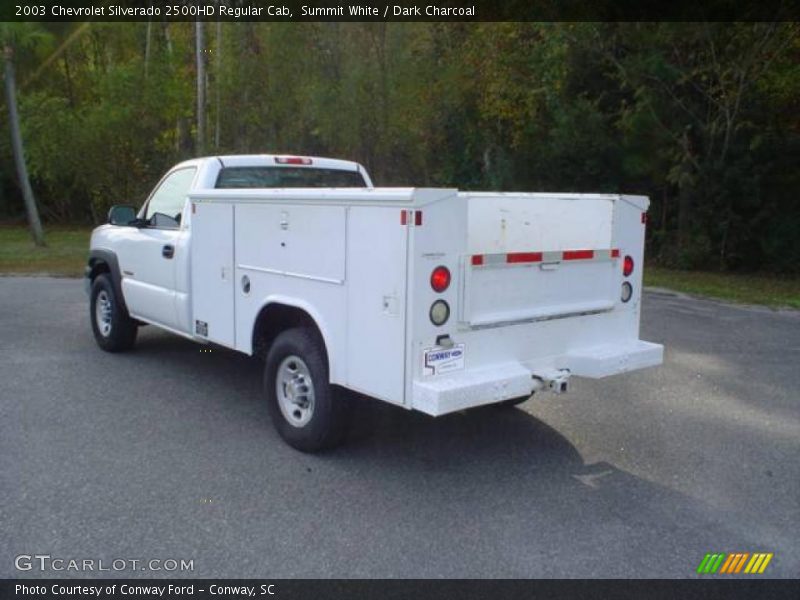 Summit White / Dark Charcoal 2003 Chevrolet Silverado 2500HD Regular Cab
