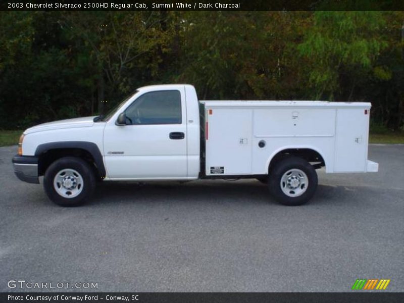 Summit White / Dark Charcoal 2003 Chevrolet Silverado 2500HD Regular Cab