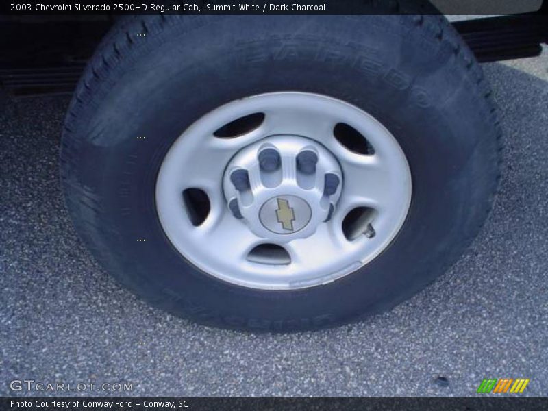 Summit White / Dark Charcoal 2003 Chevrolet Silverado 2500HD Regular Cab