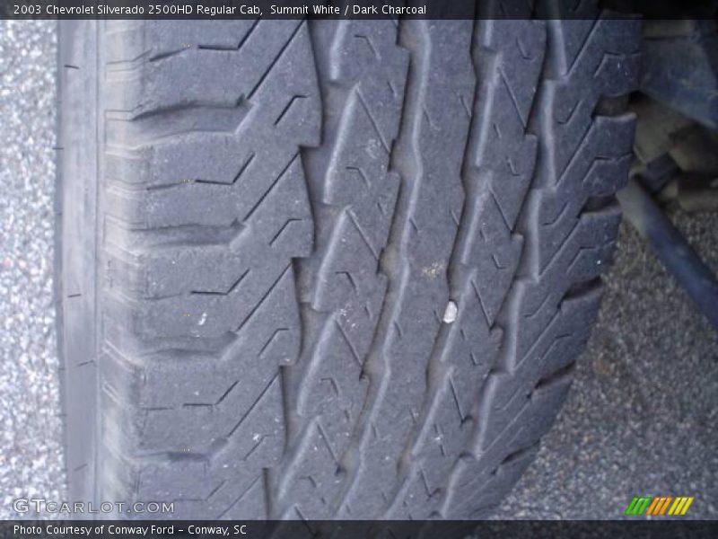 Summit White / Dark Charcoal 2003 Chevrolet Silverado 2500HD Regular Cab