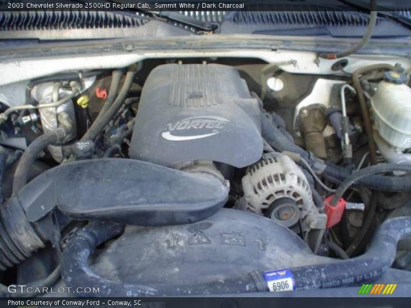 Summit White / Dark Charcoal 2003 Chevrolet Silverado 2500HD Regular Cab