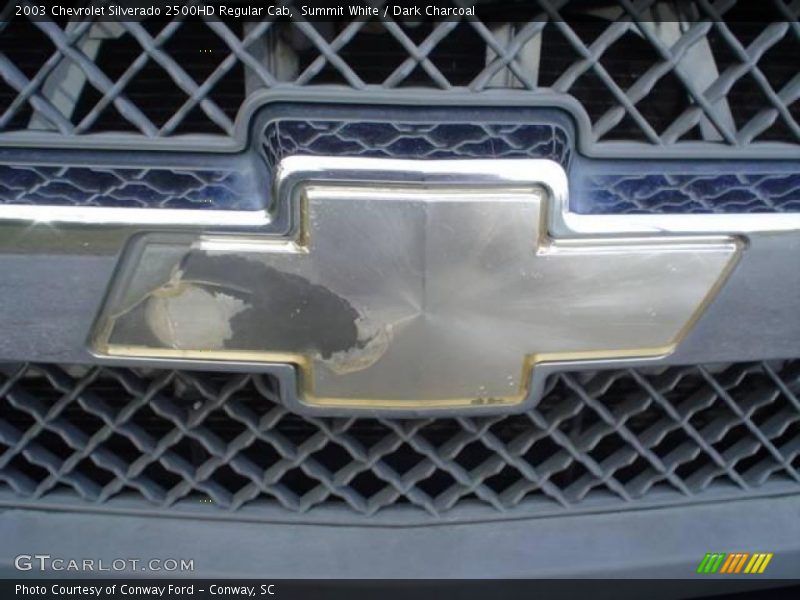 Summit White / Dark Charcoal 2003 Chevrolet Silverado 2500HD Regular Cab