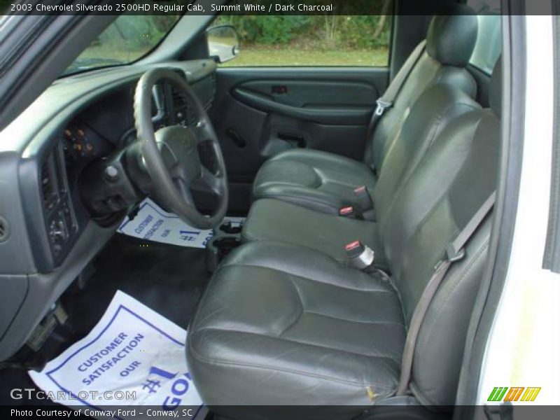 Summit White / Dark Charcoal 2003 Chevrolet Silverado 2500HD Regular Cab