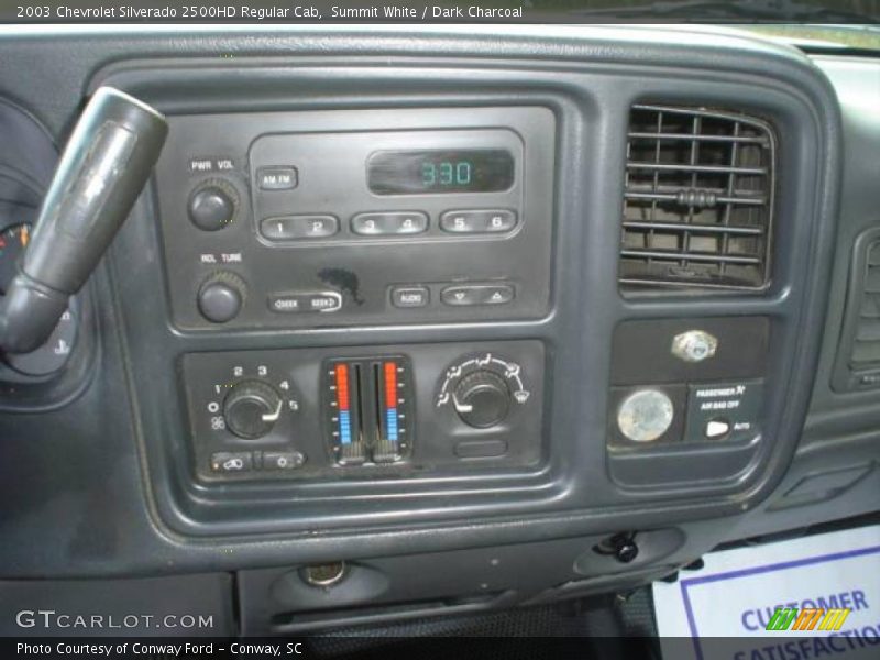 Summit White / Dark Charcoal 2003 Chevrolet Silverado 2500HD Regular Cab