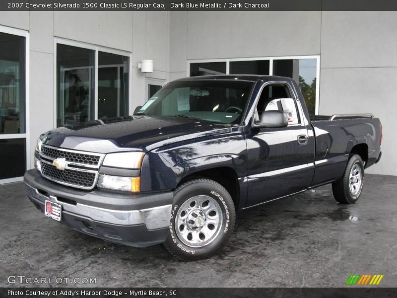 Dark Blue Metallic / Dark Charcoal 2007 Chevrolet Silverado 1500 Classic LS Regular Cab