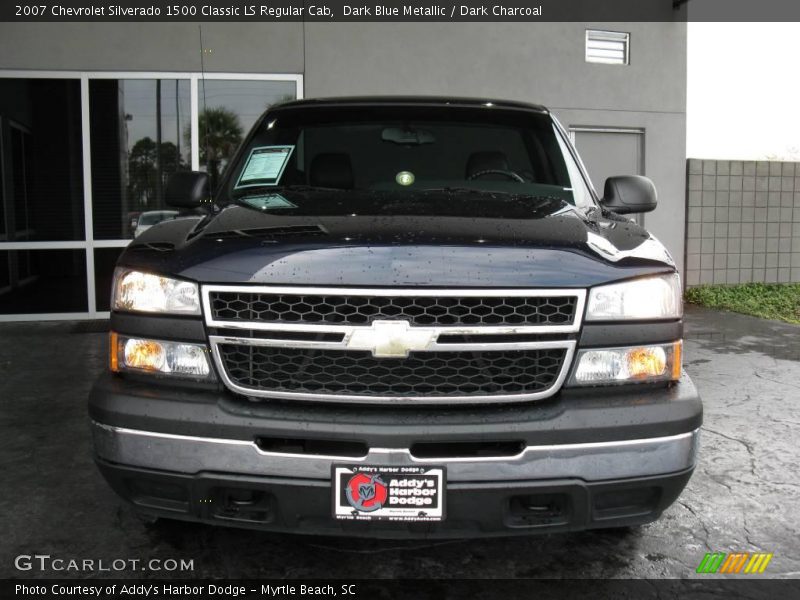 Dark Blue Metallic / Dark Charcoal 2007 Chevrolet Silverado 1500 Classic LS Regular Cab