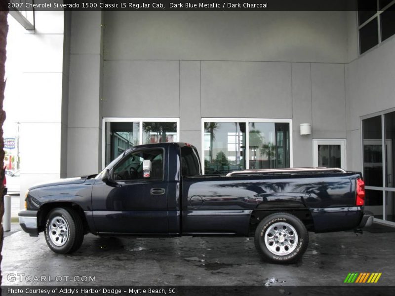 Dark Blue Metallic / Dark Charcoal 2007 Chevrolet Silverado 1500 Classic LS Regular Cab