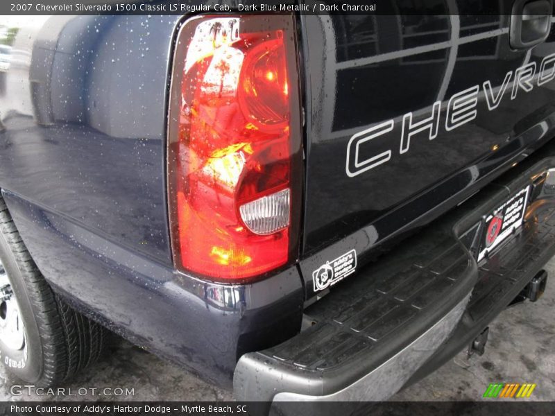 Dark Blue Metallic / Dark Charcoal 2007 Chevrolet Silverado 1500 Classic LS Regular Cab