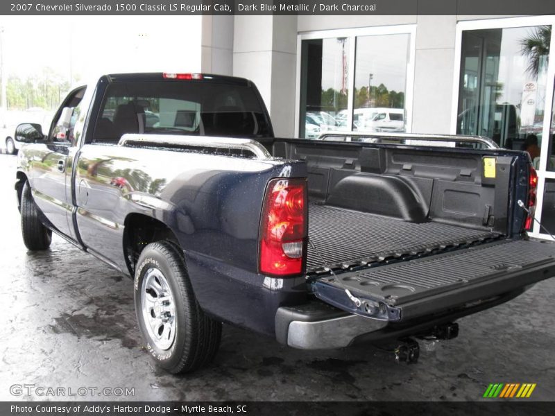 Dark Blue Metallic / Dark Charcoal 2007 Chevrolet Silverado 1500 Classic LS Regular Cab