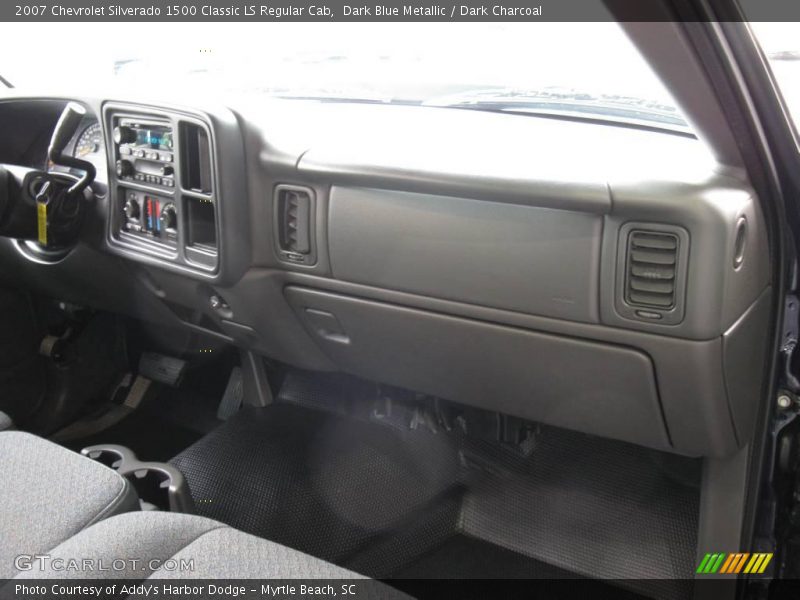 Dark Blue Metallic / Dark Charcoal 2007 Chevrolet Silverado 1500 Classic LS Regular Cab