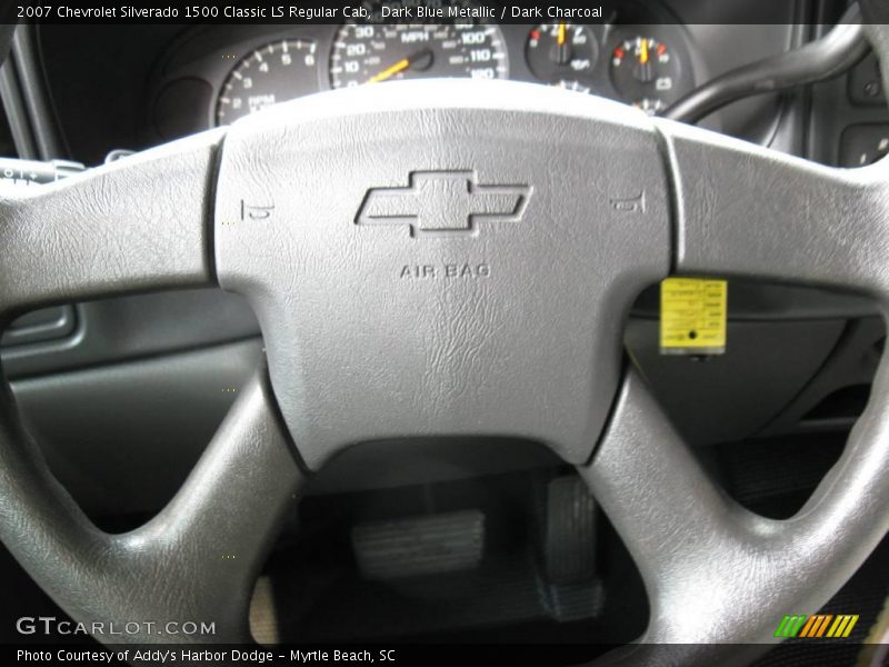 Dark Blue Metallic / Dark Charcoal 2007 Chevrolet Silverado 1500 Classic LS Regular Cab