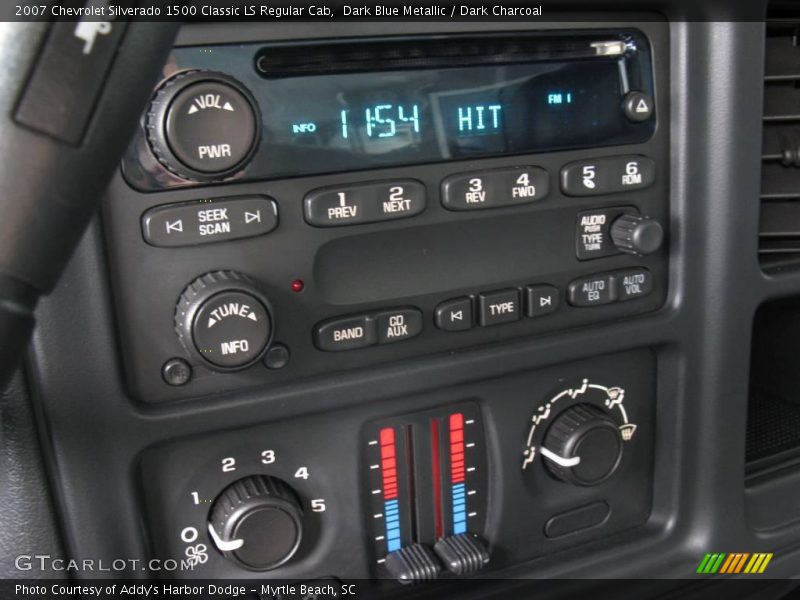Dark Blue Metallic / Dark Charcoal 2007 Chevrolet Silverado 1500 Classic LS Regular Cab