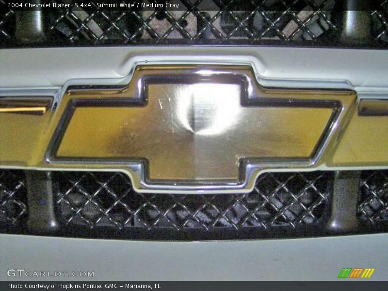 Summit White / Medium Gray 2004 Chevrolet Blazer LS 4x4