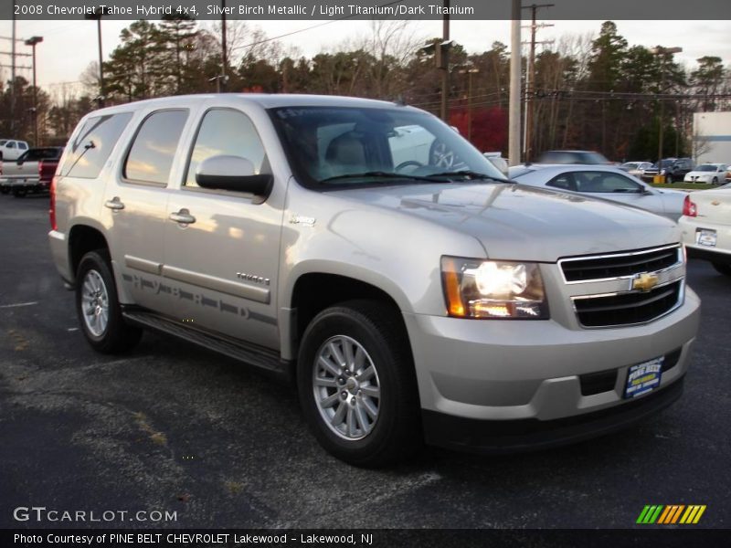 Silver Birch Metallic / Light Titanium/Dark Titanium 2008 Chevrolet Tahoe Hybrid 4x4