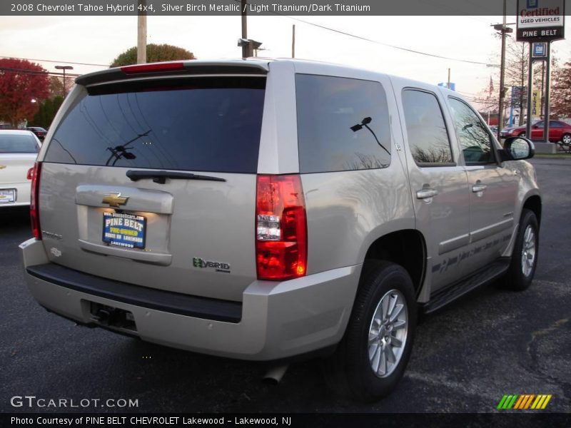 Silver Birch Metallic / Light Titanium/Dark Titanium 2008 Chevrolet Tahoe Hybrid 4x4