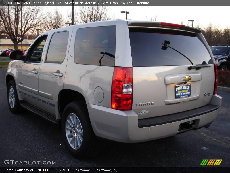 Silver Birch Metallic / Light Titanium/Dark Titanium 2008 Chevrolet Tahoe Hybrid 4x4