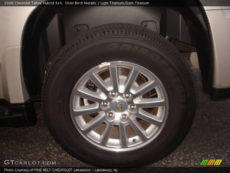 Silver Birch Metallic / Light Titanium/Dark Titanium 2008 Chevrolet Tahoe Hybrid 4x4