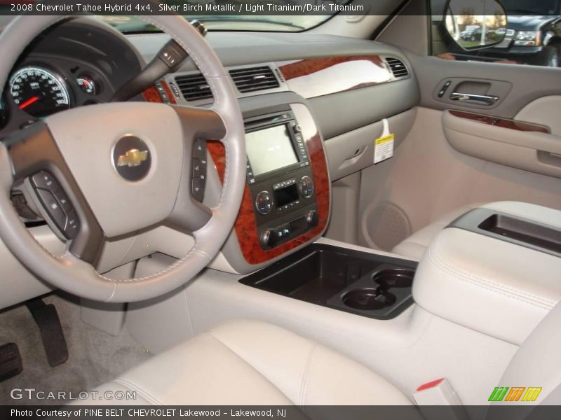 Silver Birch Metallic / Light Titanium/Dark Titanium 2008 Chevrolet Tahoe Hybrid 4x4