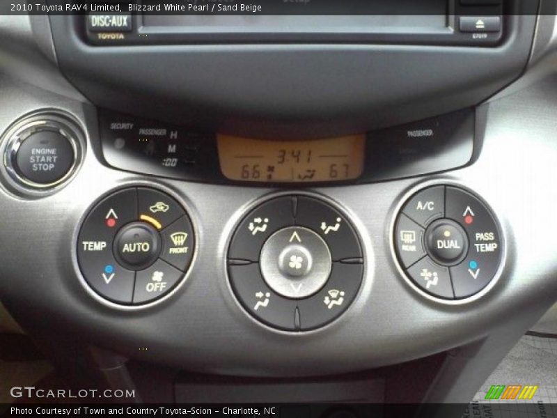 Blizzard White Pearl / Sand Beige 2010 Toyota RAV4 Limited