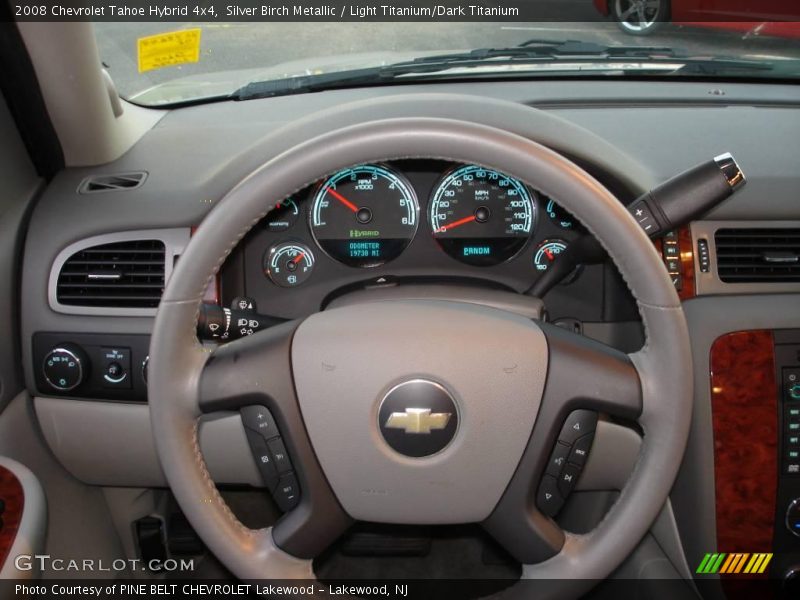 Silver Birch Metallic / Light Titanium/Dark Titanium 2008 Chevrolet Tahoe Hybrid 4x4