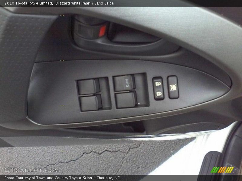 Blizzard White Pearl / Sand Beige 2010 Toyota RAV4 Limited